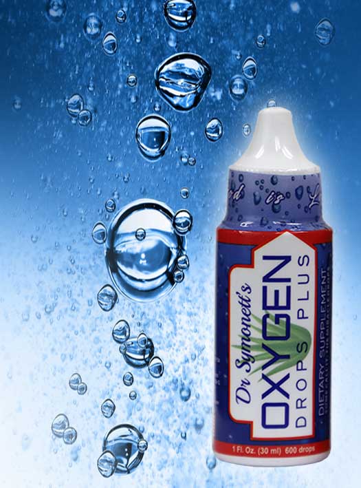 Oxygen Drops Bottle with Background